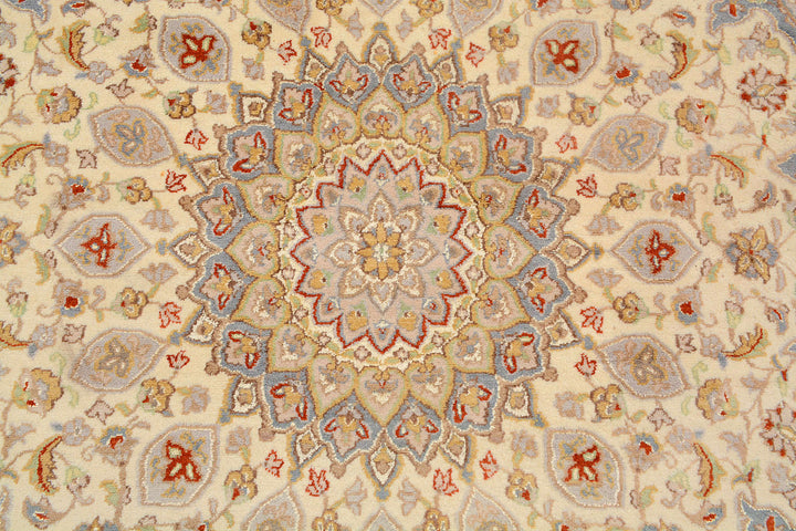 Blanched Almond Ardibil 6'  1" x 6'  3" - No. QA74326