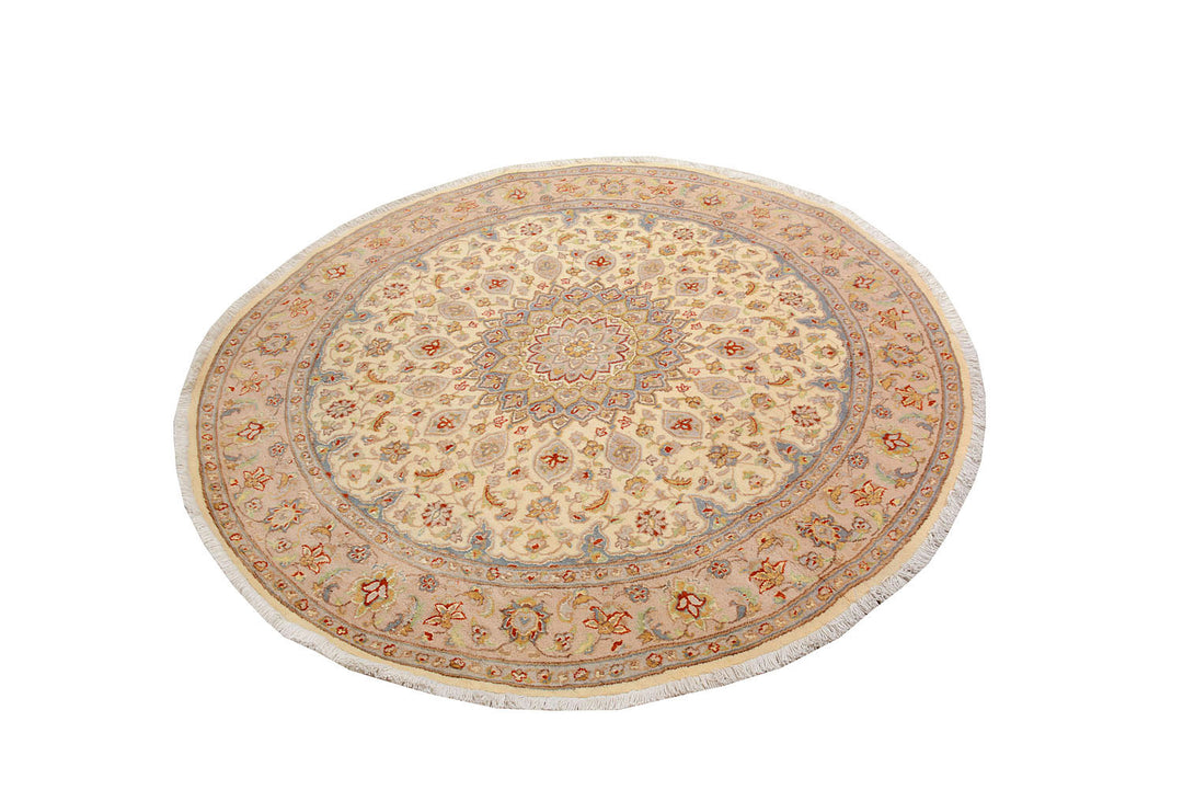 Blanched Almond Ardibil 6'  1" x 6'  3" - No. QA74326