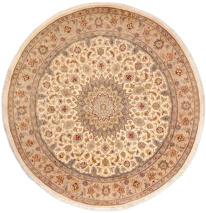 Blanched Almond Ardibil 6'  1" x 6'  3" - No. QA74326