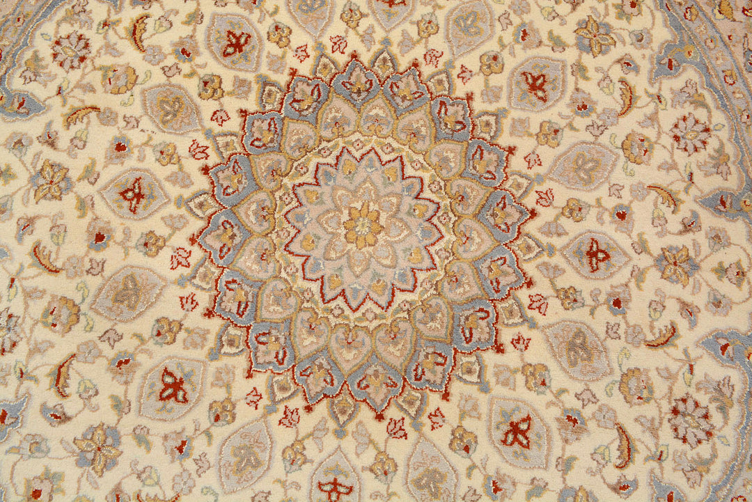 Blanched Almond Ardibil 6'  1" x 6'  3" - No. QA22579