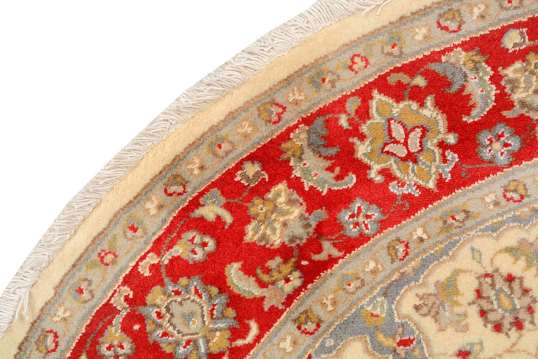 Blanched Almond Ardibil 5'  1" x 5'  1" - No. QA27574