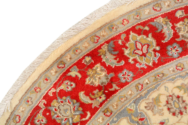 Blanched Almond Ardibil 5'  1" x 5'  1" - No. QA27574