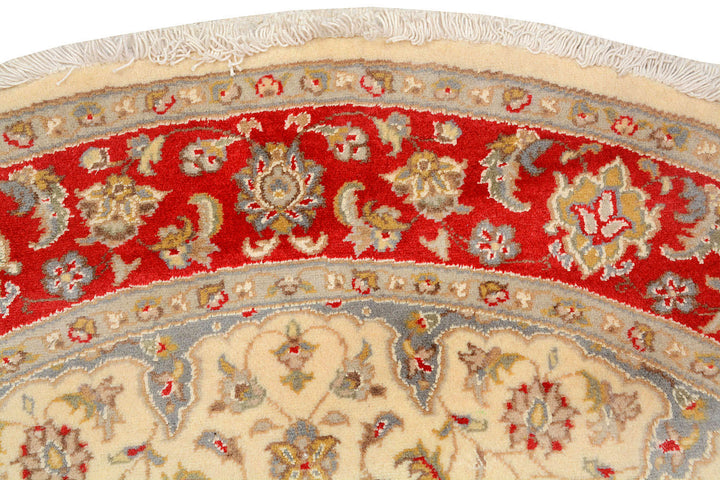 Blanched Almond Ardibil 5'  1" x 5'  1" - No. QA27574