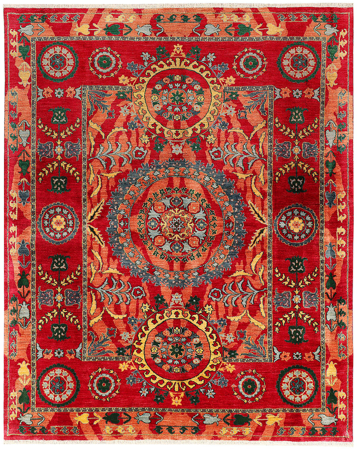 Firebrick Suzani 8'  x" 10' " - No. QA26861