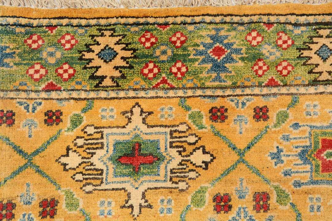 Goldenrod Kazak 5'  10" x 6'  8" - No. QA57679