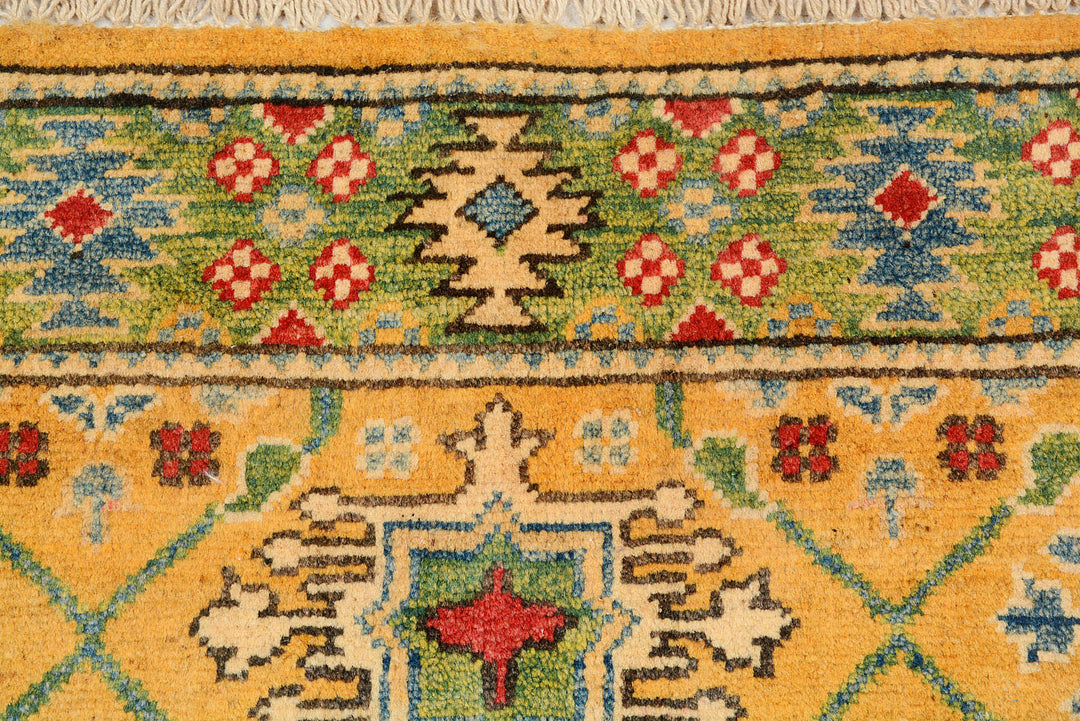 Goldenrod Kazak 5' 10 x 6' 8 - No. 72464