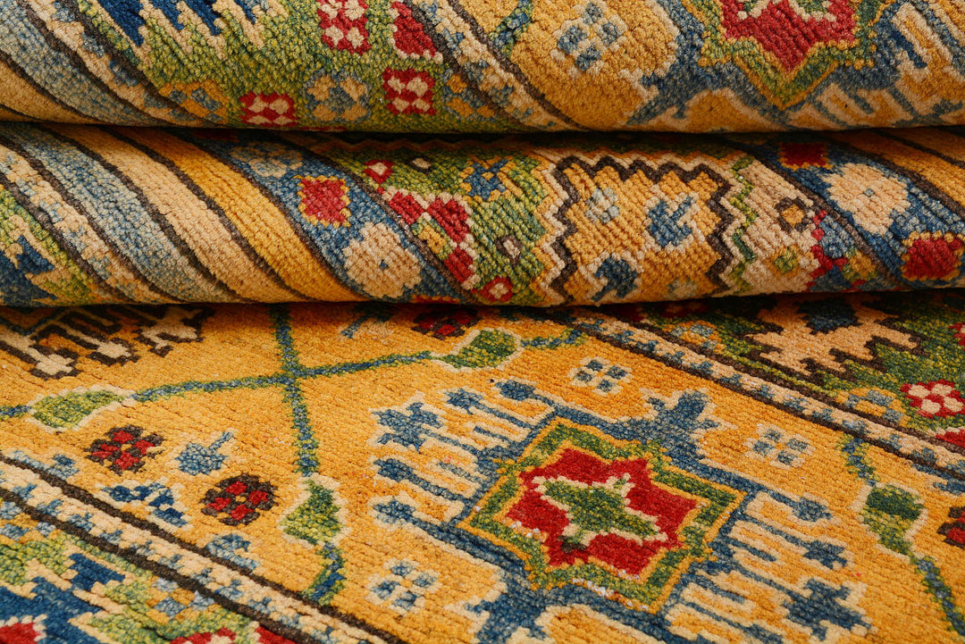 Goldenrod Kazak 5'  10" x 6'  8" - No. QA57679