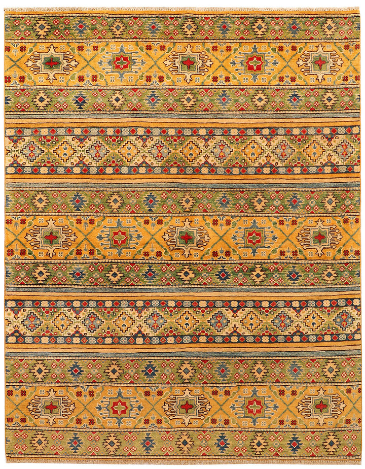 Goldenrod Kazak 5'  10" x 6'  8" - No. QA57679