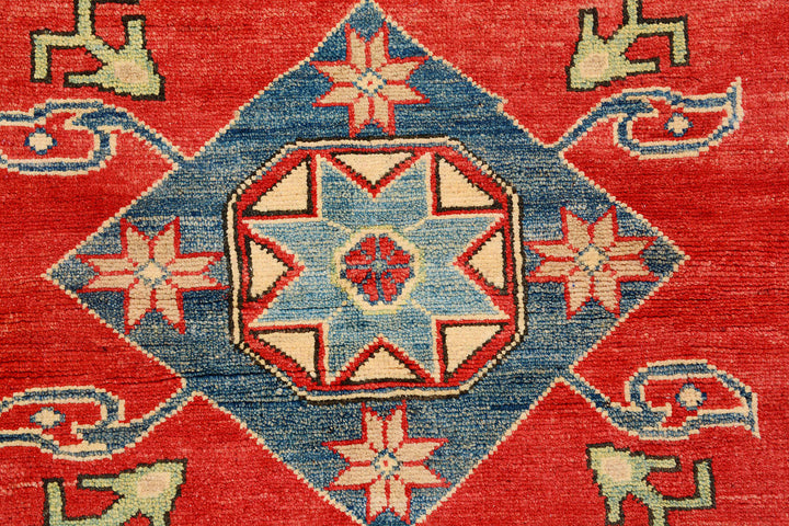 Red Kazak 5'  2" x 6'  3" - No. QA24008