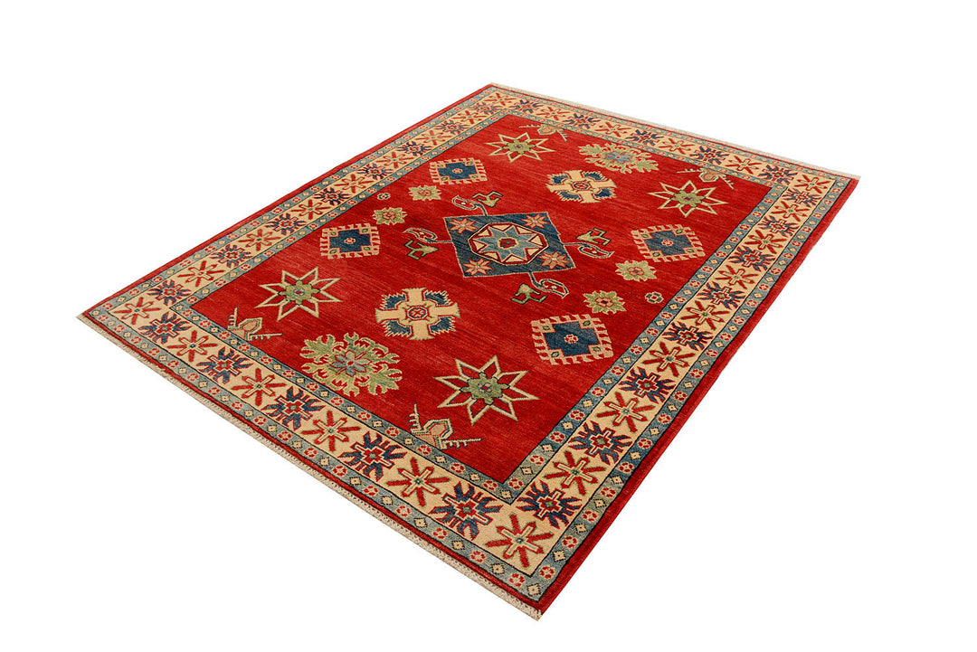 Red Kazak 5' 2 x 6' 3 - No. 72465