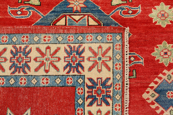 Red Kazak 5'  2" x 6'  3" - No. QA24008