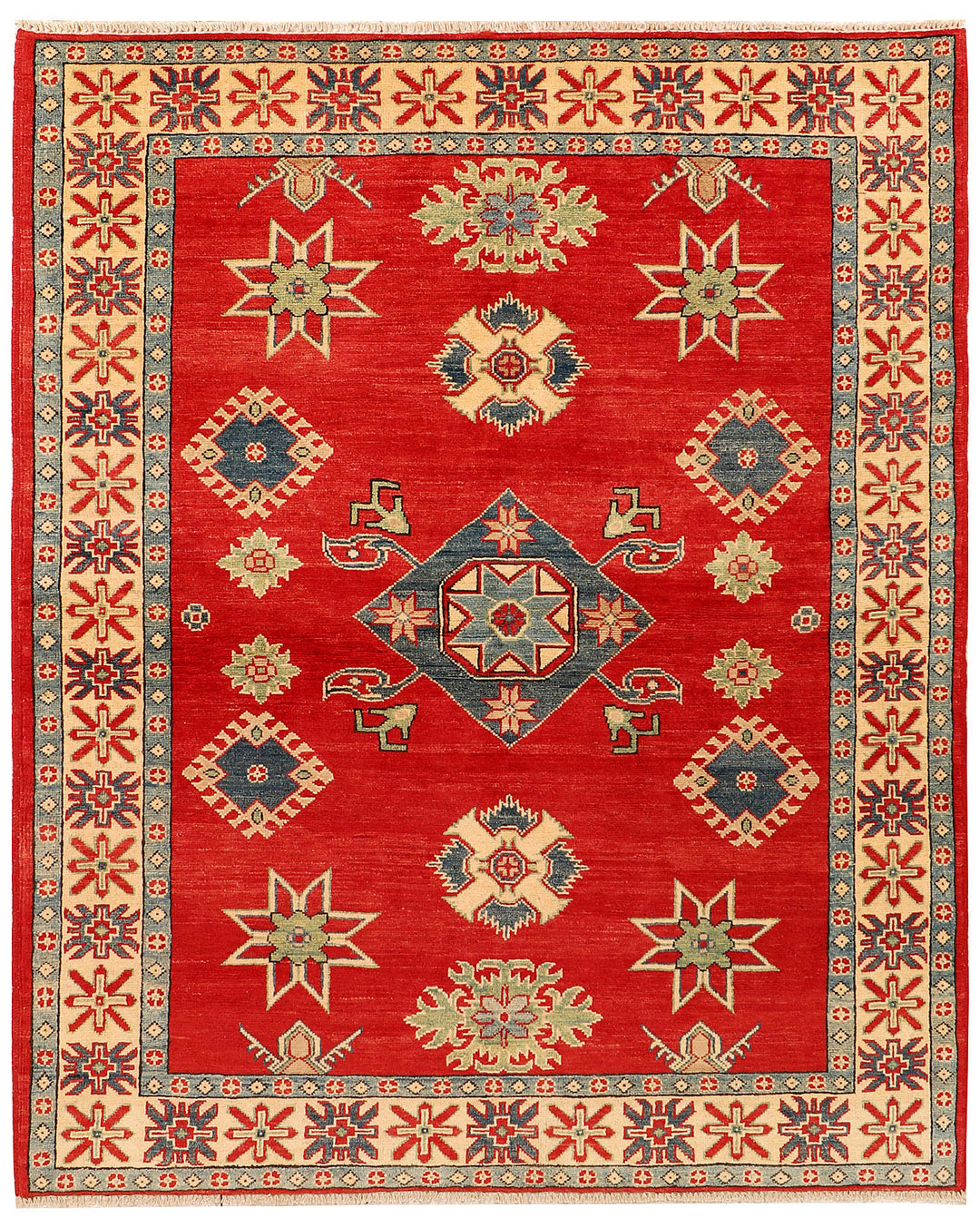 Red Kazak 5' 2 x 6' 3 - No. 72465