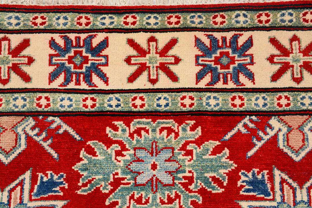 Red Kazak 5'  1" x 6'  7" - No. QA81614