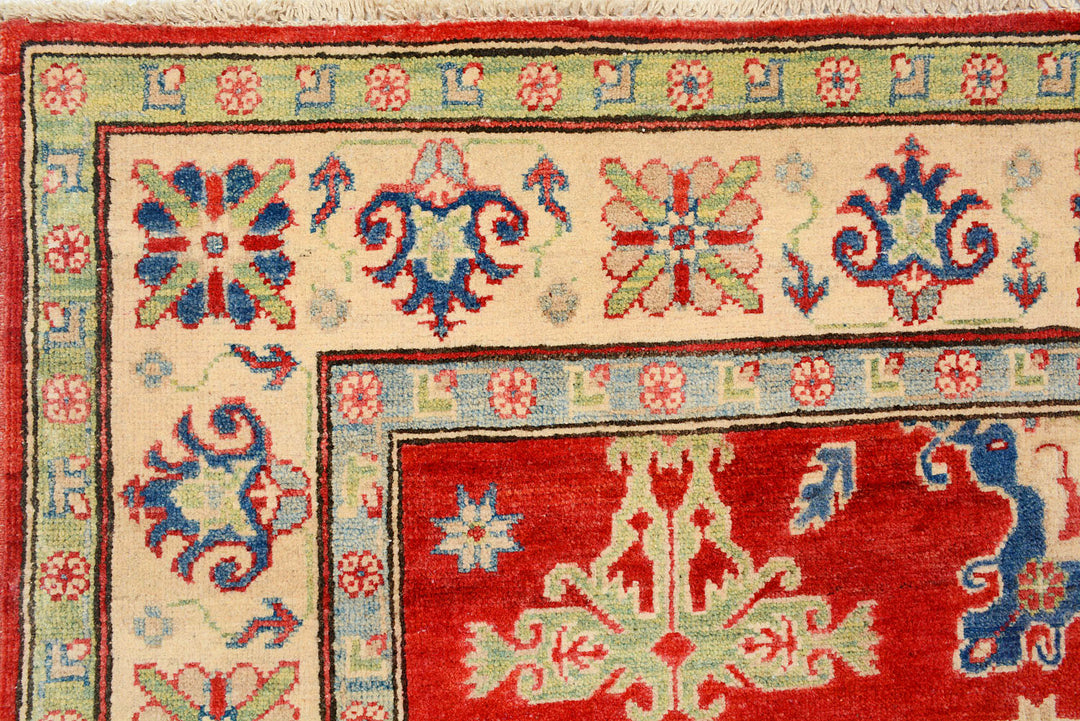Red Kazak 4'  11" x 6'  7" - No. QA49084