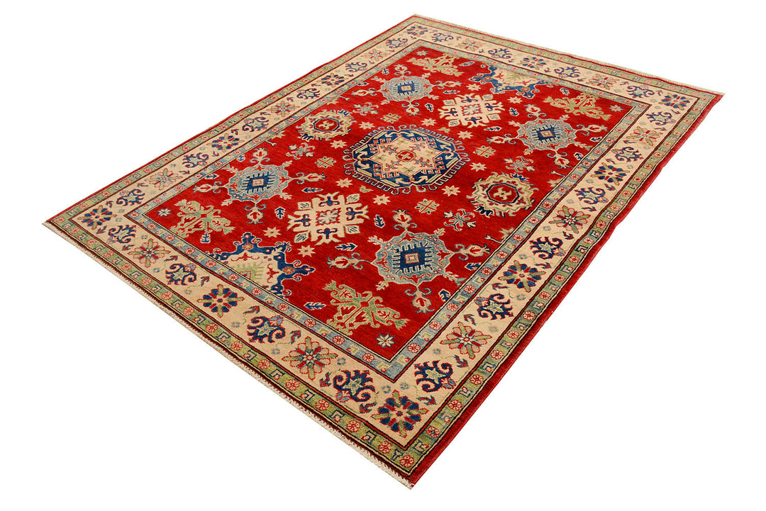 Red Kazak 4'  11" x 6'  7" - No. QA49084
