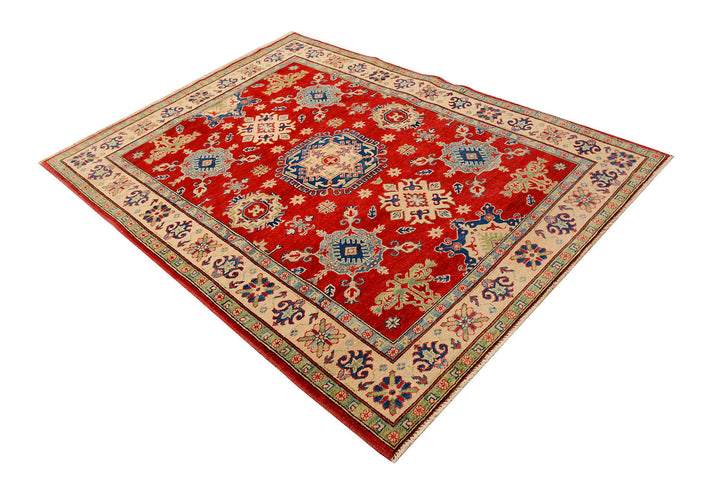 Red Kazak 4'  11" x 6'  7" - No. QA49084