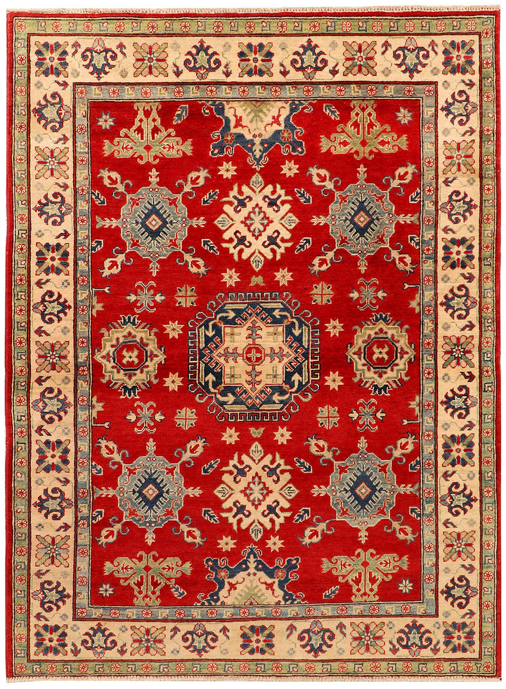 Red Kazak 4'  11" x 6'  7" - No. QA49084