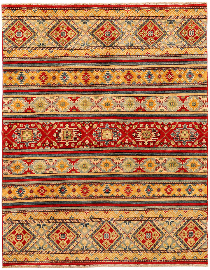 Multi Colored Kazak 5'  3" x 6'  7" - No. QA67304