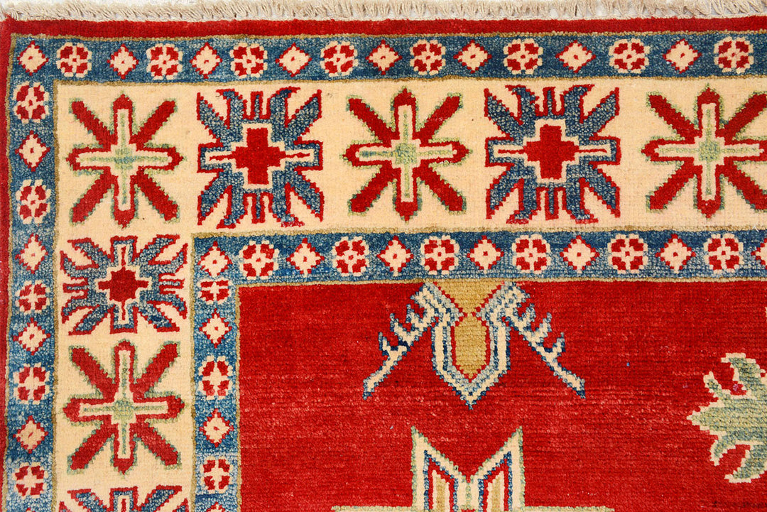 Red Kazak 4'  11" x 6'  8" - No. QA46956