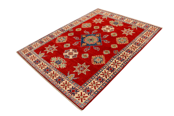 Red Kazak 4'  11" x 6'  8" - No. QA46956