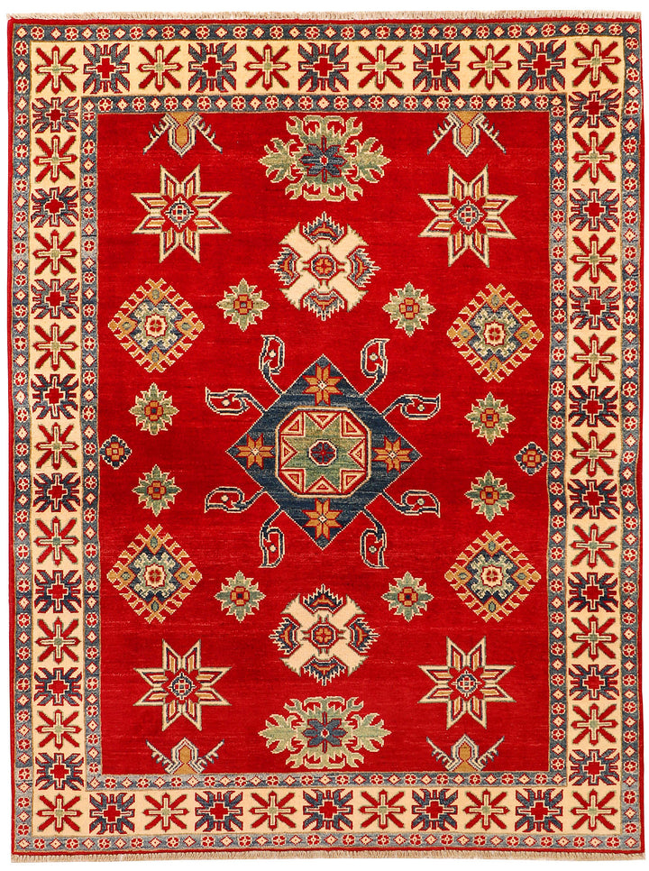 Red Kazak 4'  11" x 6'  8" - No. QA46956