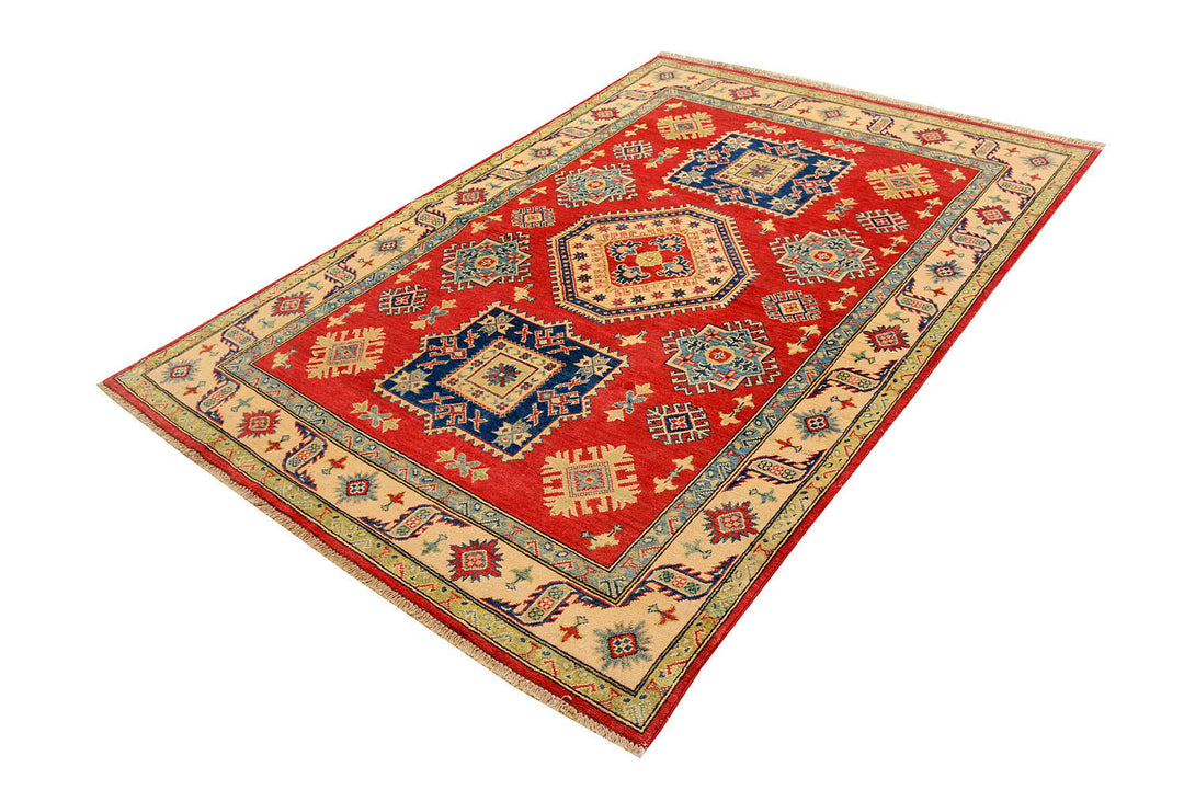 Red Kazak 4'  9" x 7'  1" - No. QA87324