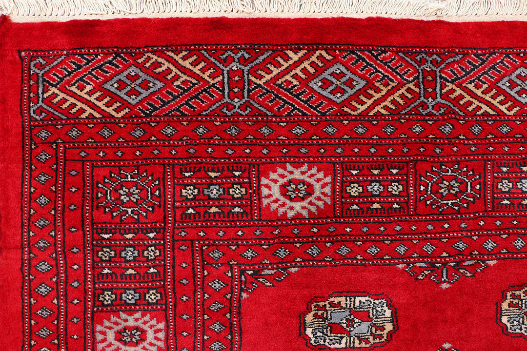 Red Bokhara 4'  1" x 6' " - No. QA29601