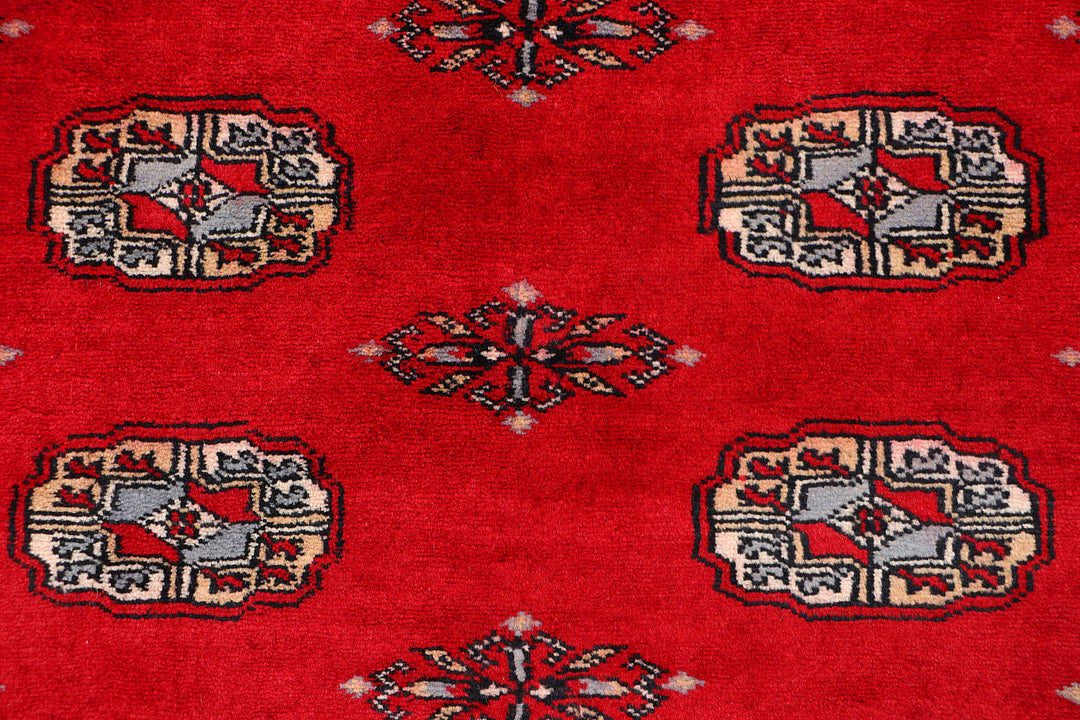 Red Bokhara 4'  1" x 6' " - No. QA29601