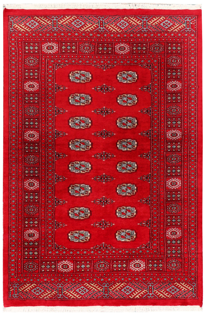 Red Bokhara 4'  1" x 6' " - No. QA29601