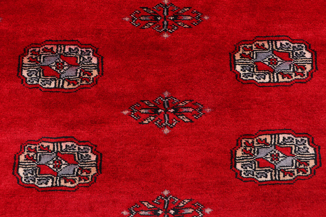 Red Bokhara 4'  1" x 6' " - No. QA21627