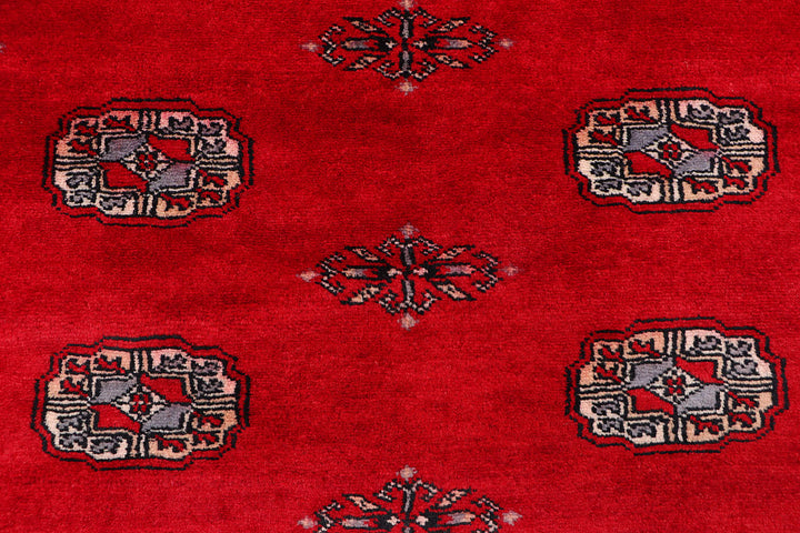 Red Bokhara 4'  1" x 6' " - No. QA21627