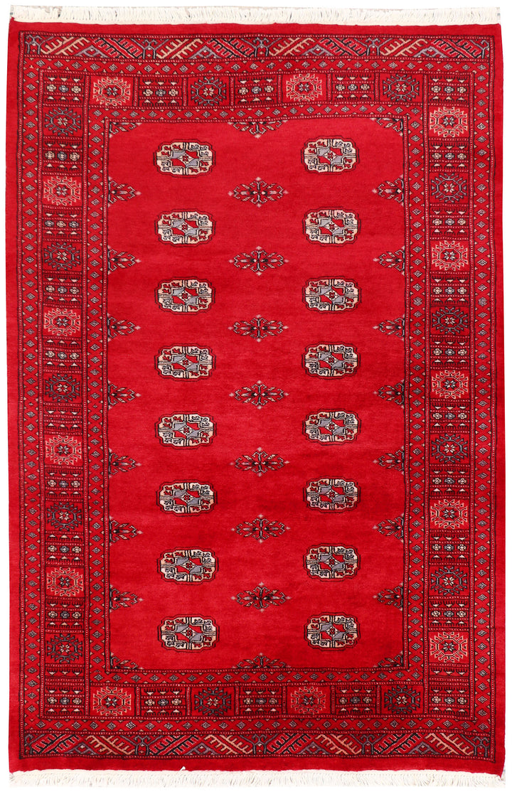 Red Bokhara 4'  1" x 6' " - No. QA21627