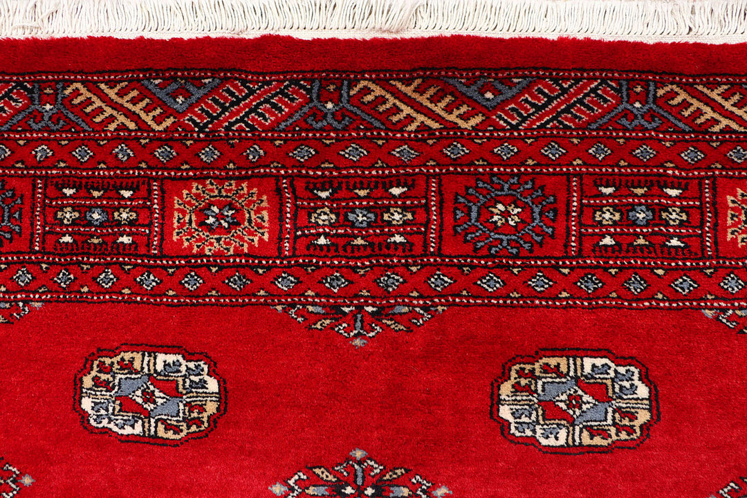 Red Bokhara 4'  2" x 6'  7" - No. QA21222