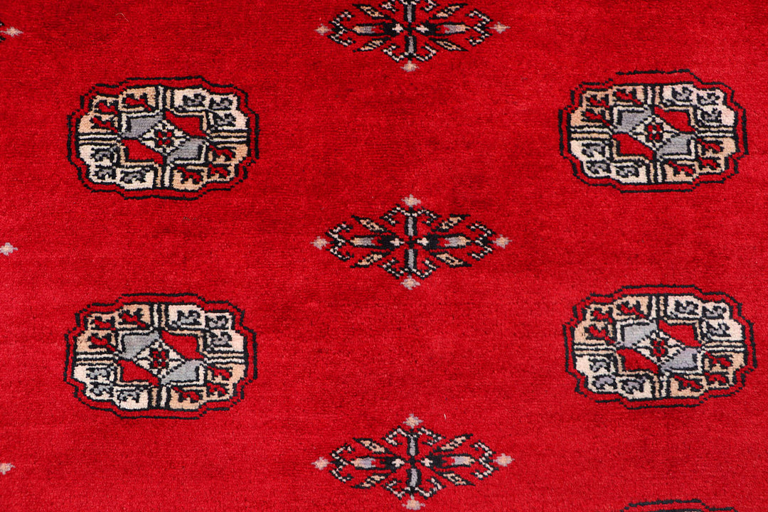 Red Bokhara 4'  2" x 6'  8" - No. QA63971