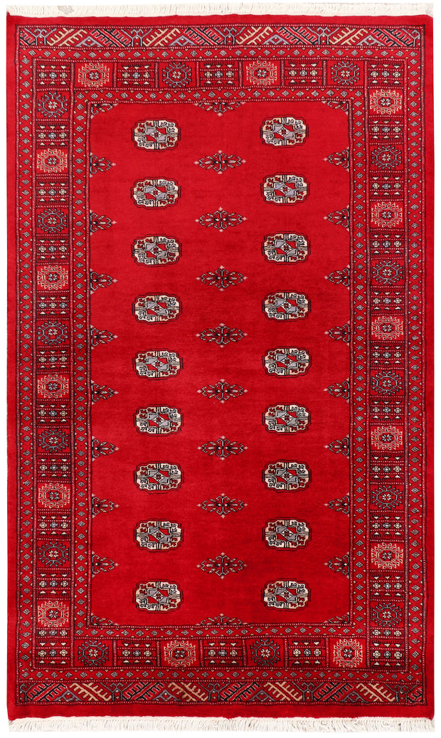 Red Bokhara 4'  2" x 6'  8" - No. QA63971