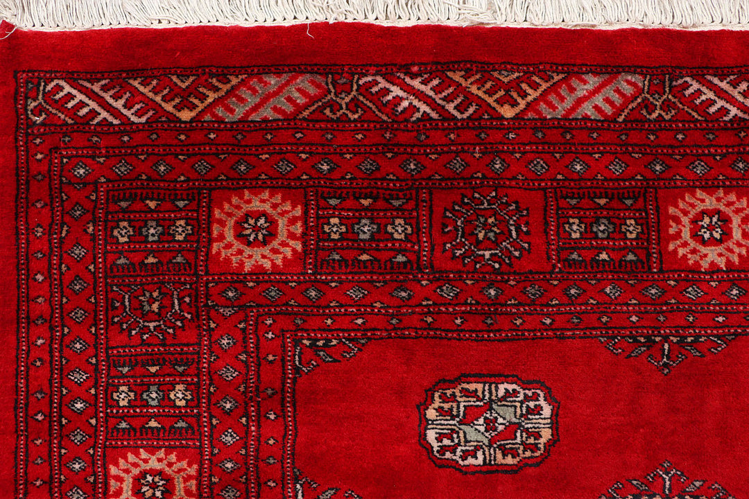 Red Bokhara 4'  6" x 6'  8" - No. QA76639