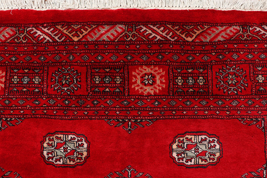 Red Bokhara 4'  6" x 6'  8" - No. QA76639