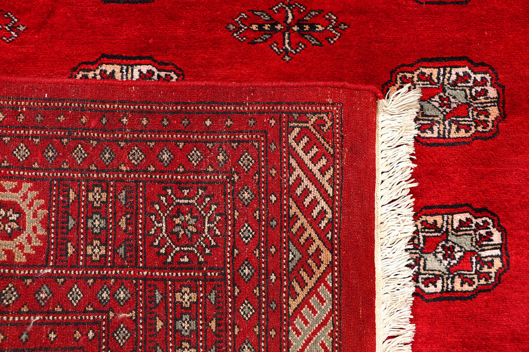 Red Bokhara 4'  6" x 6'  8" - No. QA76639