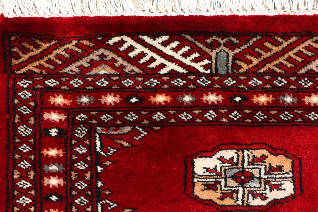 Dark Red Bokhara 2'  x" 6'  3" - No. QA46766