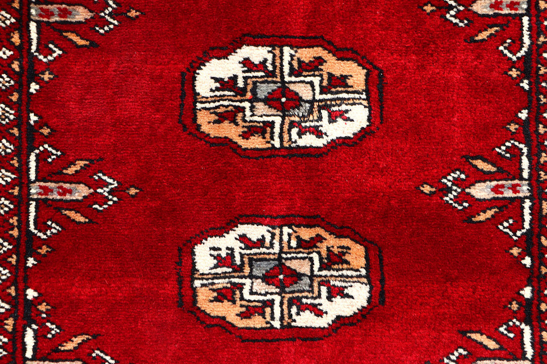 Dark Red Bokhara 2'  x" 6'  3" - No. QA46766