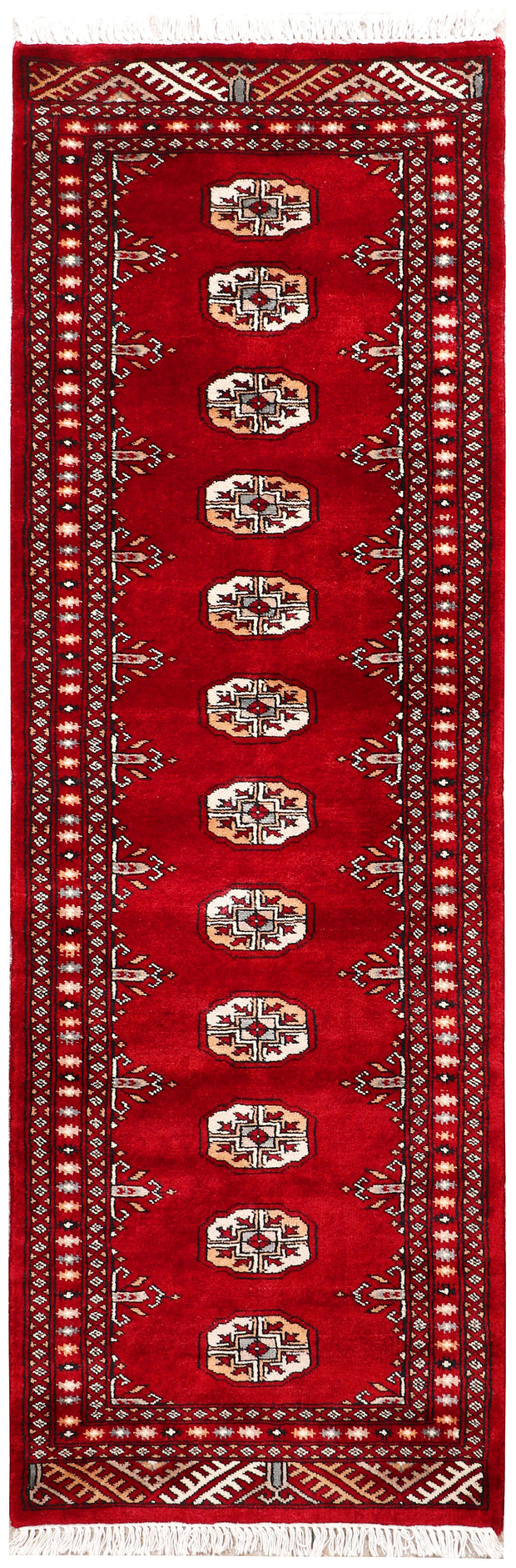 Dark Red Bokhara 2'  x" 6'  3" - No. QA46766