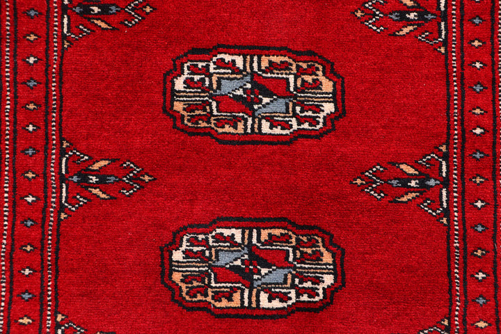 Red Bokhara 2'  1" x 6' " - No. QA86046