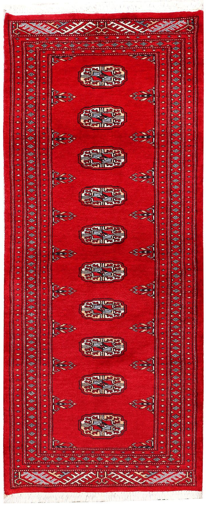 Red Bokhara 2'  1" x 6' " - No. QA86046