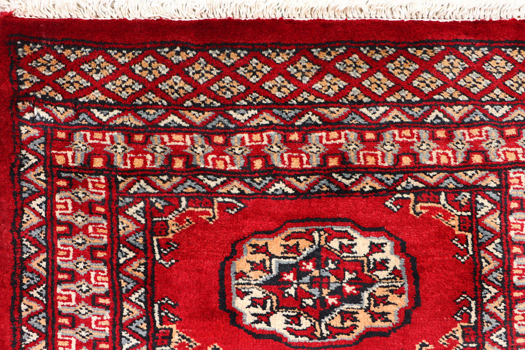 Red Bokhara 2'  1" x 6'  1" - No. QA41227