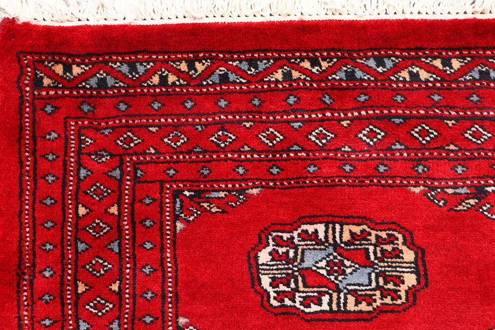 Red Bokhara 2'  x" 6'  1" - No. QA81476