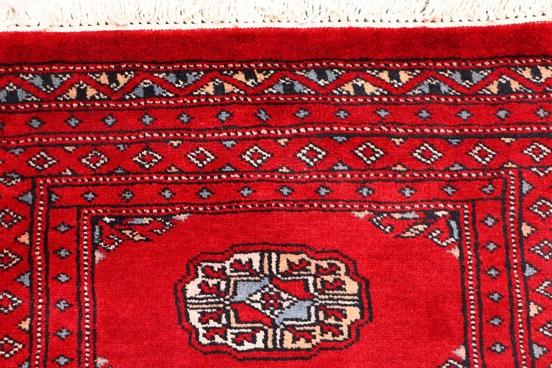 Red Bokhara 2'  x" 6'  1" - No. QA81476