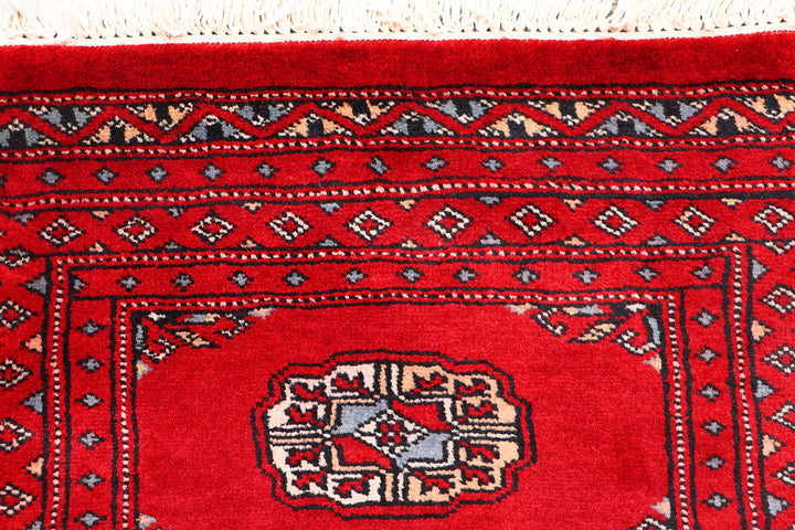 Red Bokhara 2'  x" 6'  1" - No. QA81476