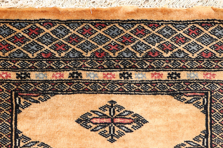 White Pakistani Butterfly Rug 2' 1 x 5' 11 Hand-Knotted view
