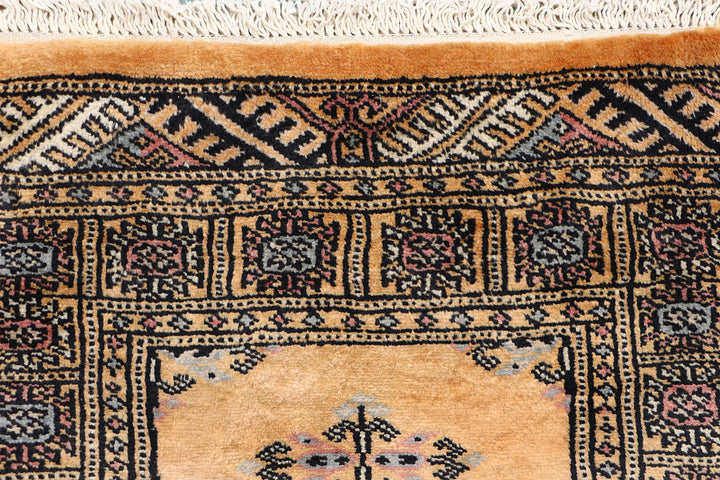 White Pakistani Butterfly Rug 2' 1" x 5' 11" Hand-Knotted view