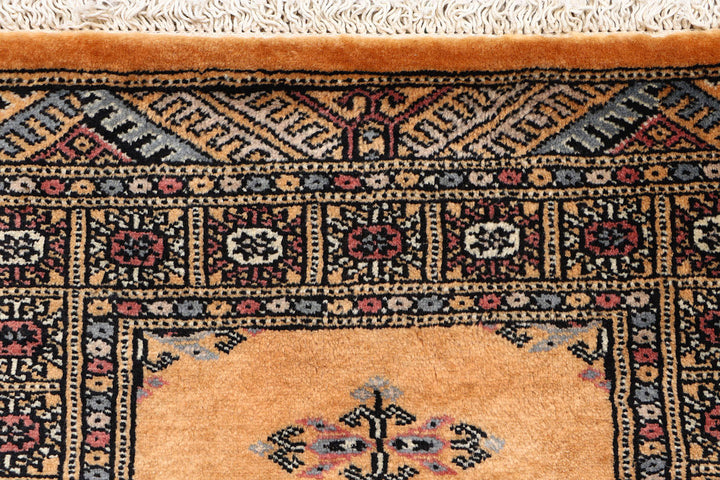 White Afghan Butterfly Rug 2' 2" x 6' 2" Hand-Knotted view